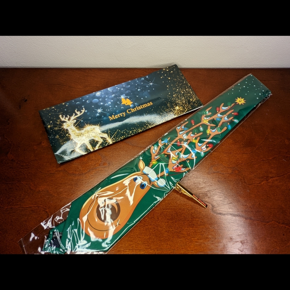 Christmas Rudolph Tie